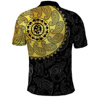 Eritrea Polo Shirt African Tribal Mix Paisley Pattern