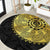 Eritrea Round Carpet African Tribal Mix Paisley Pattern