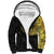 Eritrea Sherpa Hoodie African Tribal Mix Paisley Pattern