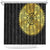 Eritrea Shower Curtain African Tribal Mix Paisley Pattern