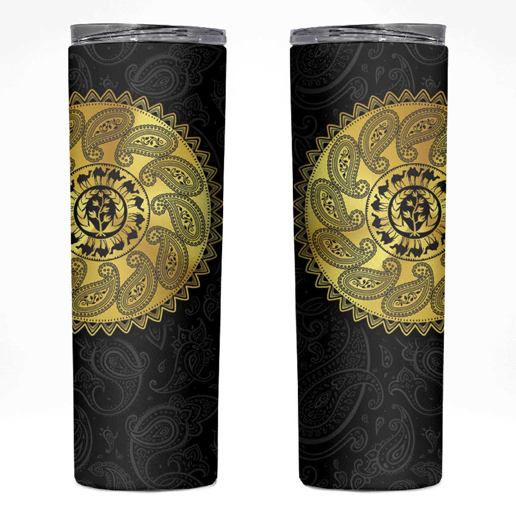 Eritrea Skinny Tumbler African Tribal Mix Paisley Pattern