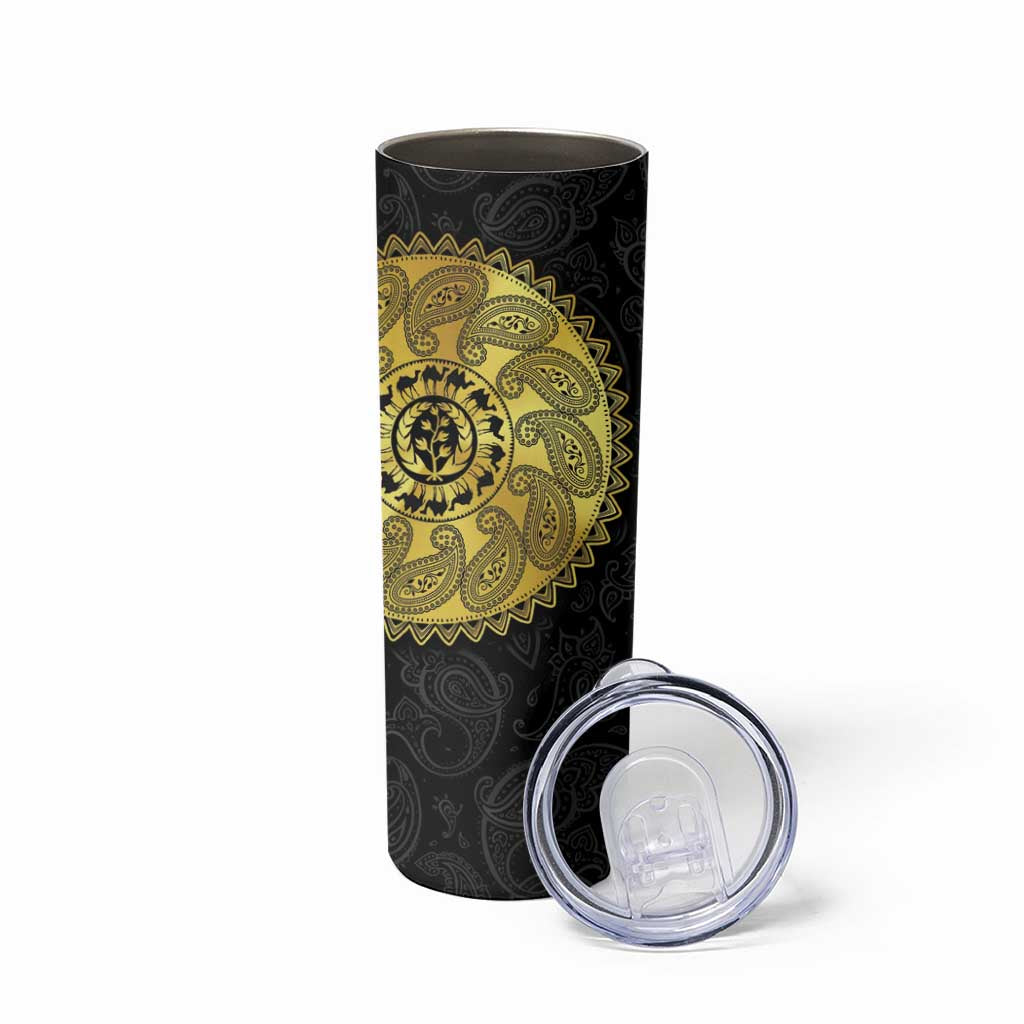 Eritrea Skinny Tumbler African Tribal Mix Paisley Pattern