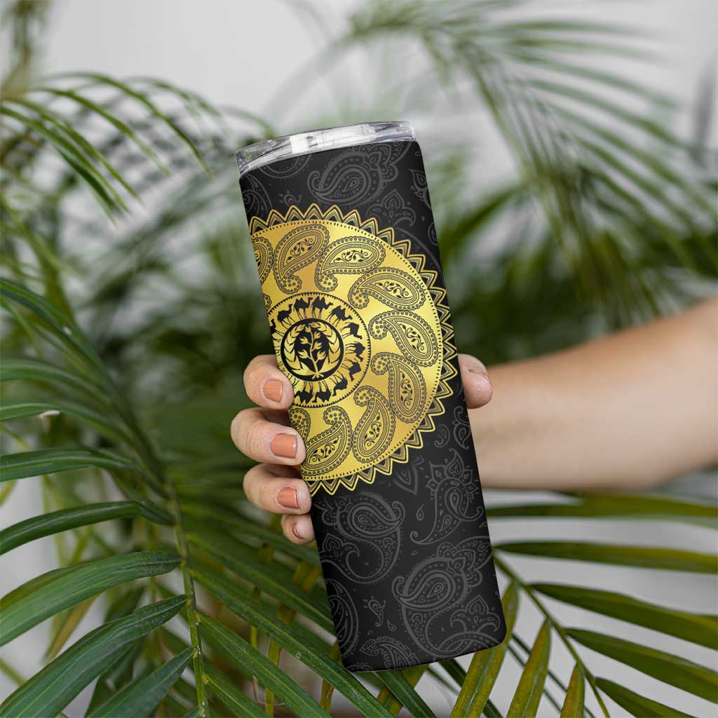 Eritrea Skinny Tumbler African Tribal Mix Paisley Pattern