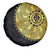 Eritrea Spare Tire Cover African Tribal Mix Paisley Pattern