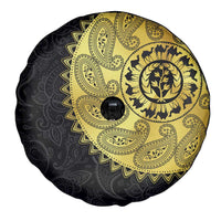 Eritrea Spare Tire Cover African Tribal Mix Paisley Pattern