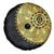 Eritrea Spare Tire Cover African Tribal Mix Paisley Pattern