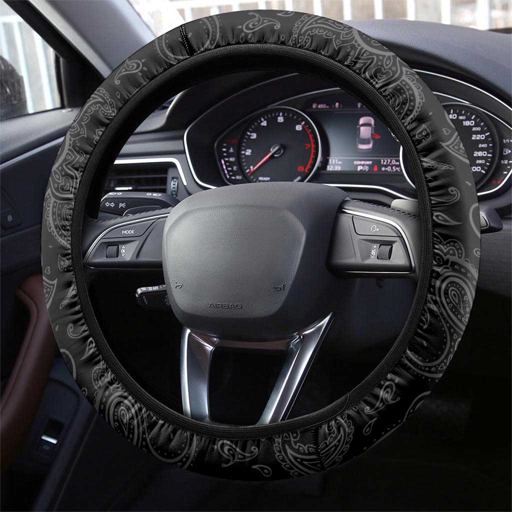 Eritrea Steering Wheel Cover African Tribal Mix Paisley Pattern