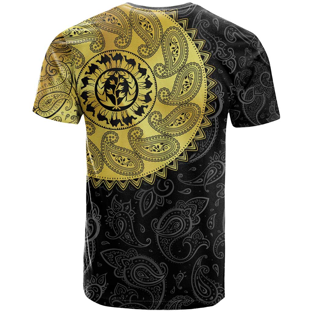 Eritrea T Shirt African Tribal Mix Paisley Pattern