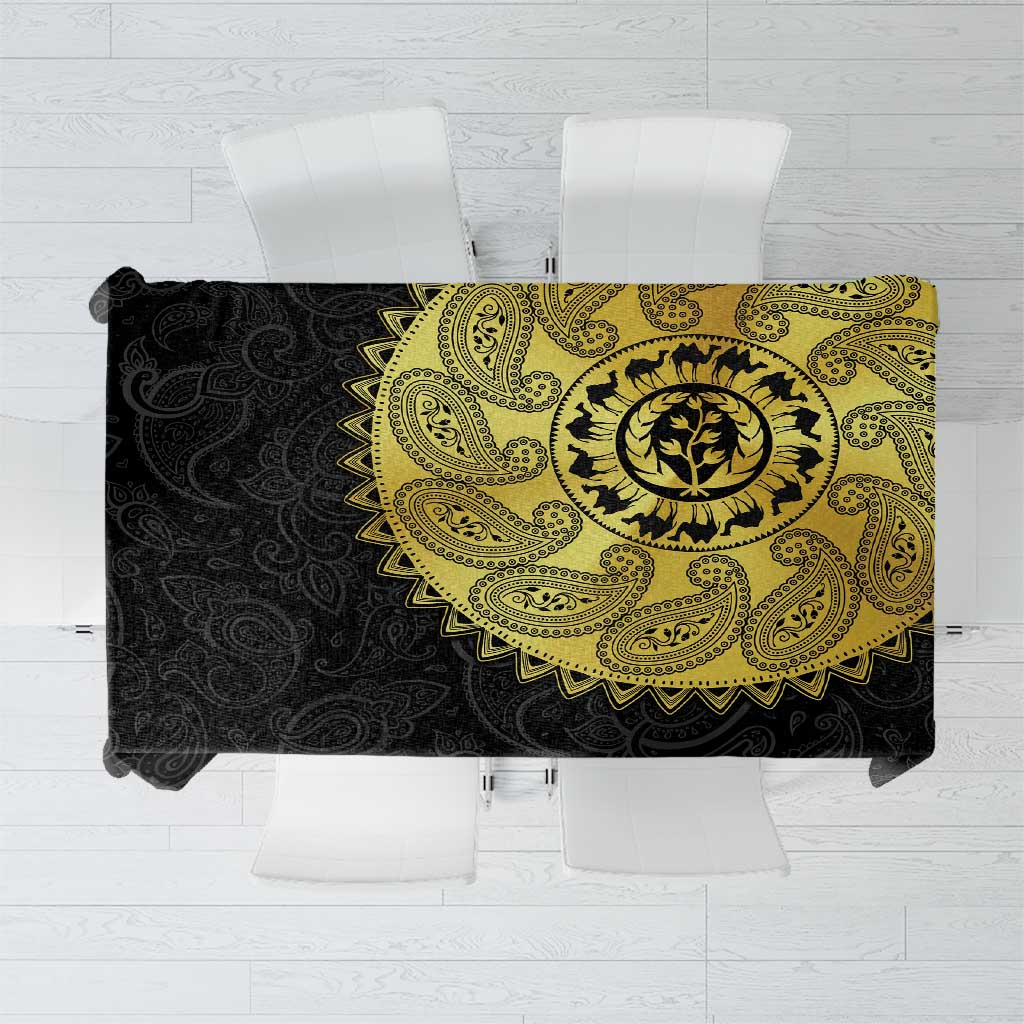 Eritrea Tablecloth African Tribal Mix Paisley Pattern