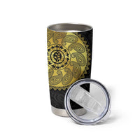 Eritrea Tumbler Cup African Tribal Mix Paisley Pattern