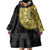 Eritrea Wearable Blanket Hoodie African Tribal Mix Paisley Pattern