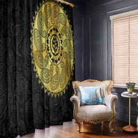 Eritrea Window Curtain African Tribal Mix Paisley Pattern