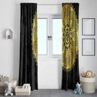 Eritrea Window Curtain African Tribal Mix Paisley Pattern