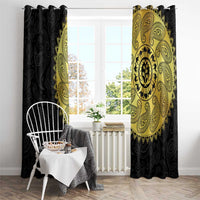 Eritrea Window Curtain African Tribal Mix Paisley Pattern