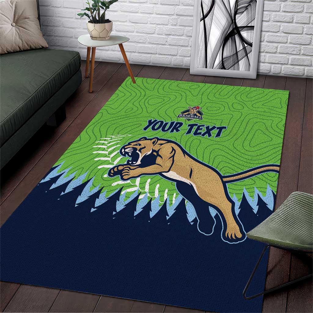 Kane County 2025 Baseball Custom Area Rug Cougar Fight Cougar Win