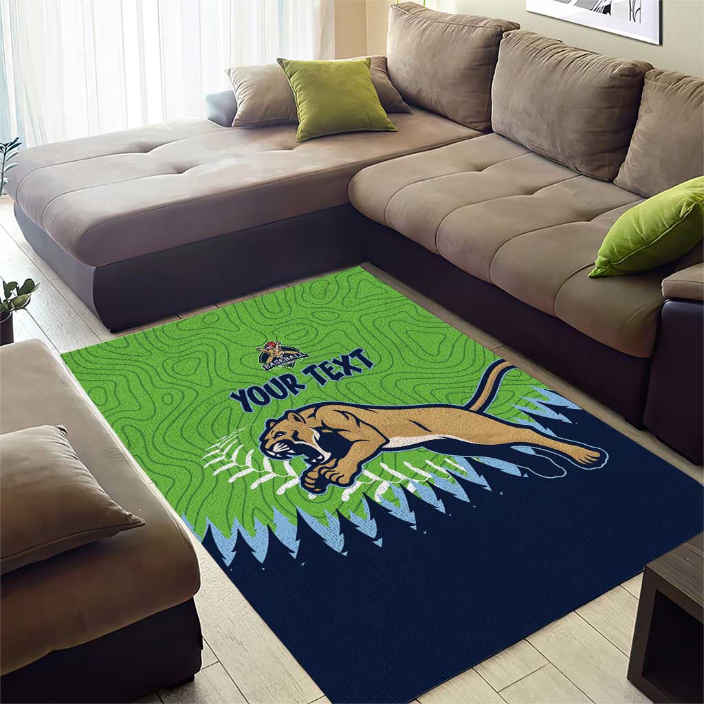 Kane County 2025 Baseball Custom Area Rug Cougar Fight Cougar Win