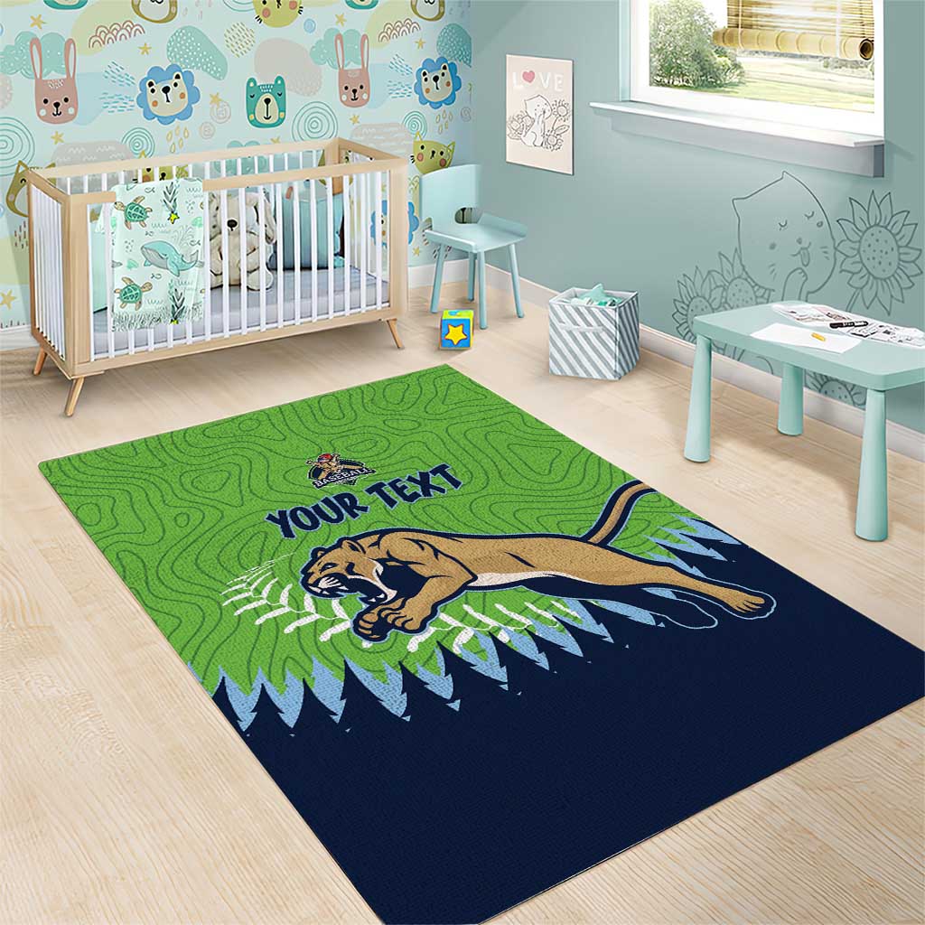 Kane County 2025 Baseball Custom Area Rug Cougar Fight Cougar Win