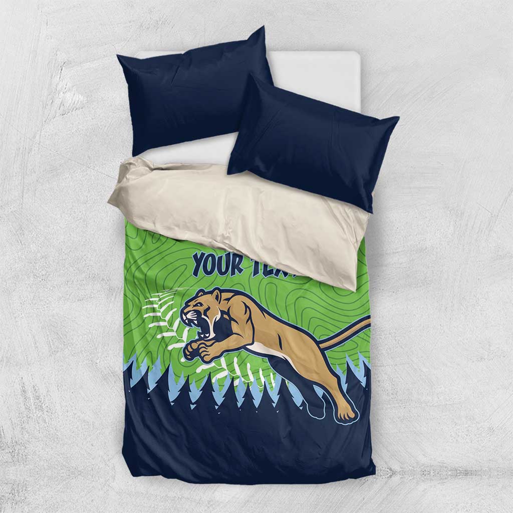 Kane County 2025 Baseball Custom Bedding Set Cougar Fight Cougar Win