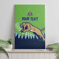 Kane County 2025 Baseball Custom Canvas Wall Art Cougar Fight Cougar Win