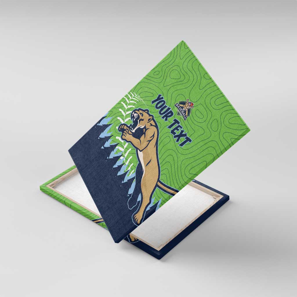 Kane County 2025 Baseball Custom Canvas Wall Art Cougar Fight Cougar Win