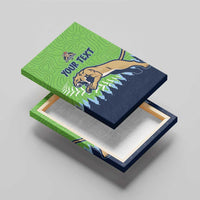 Kane County 2025 Baseball Custom Canvas Wall Art Cougar Fight Cougar Win