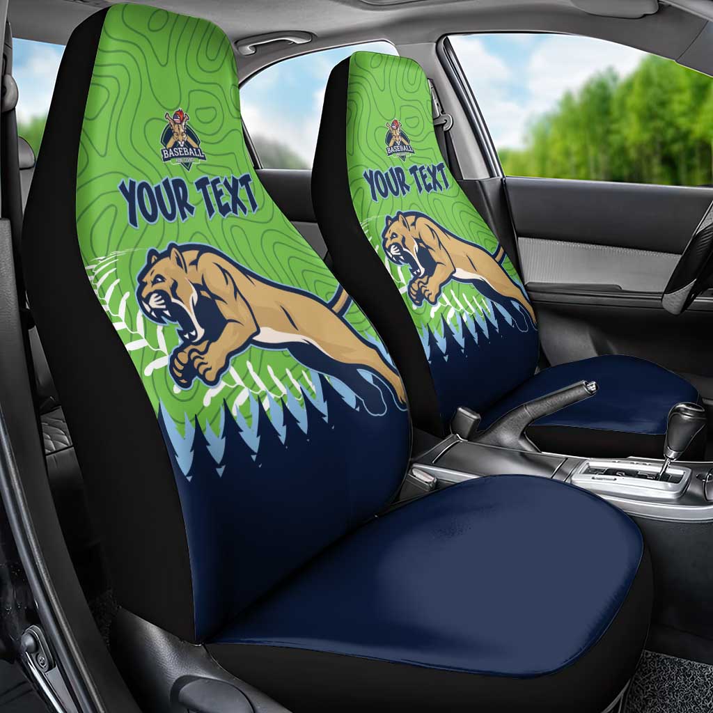 Kane County 2025 Baseball Custom Car Seat Cover Cougar Fight Cougar Win