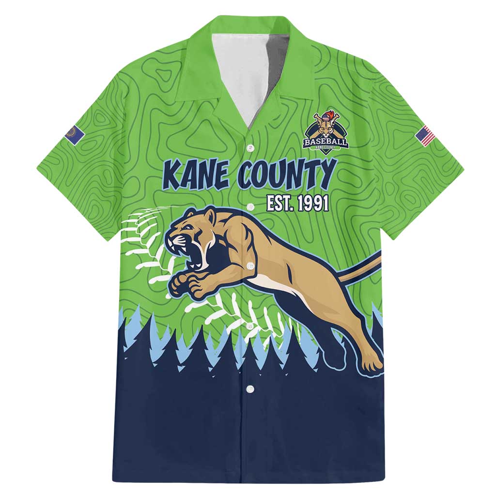 Kane County 2025 Baseball Custom Family Matching Mermaid Dress and Hawaiian Shirt Cougar Fight Cougar Win