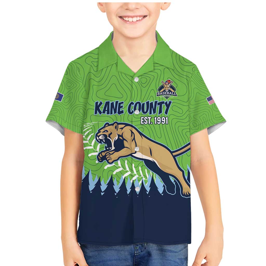 Kane County 2025 Baseball Custom Family Matching Mermaid Dress and Hawaiian Shirt Cougar Fight Cougar Win