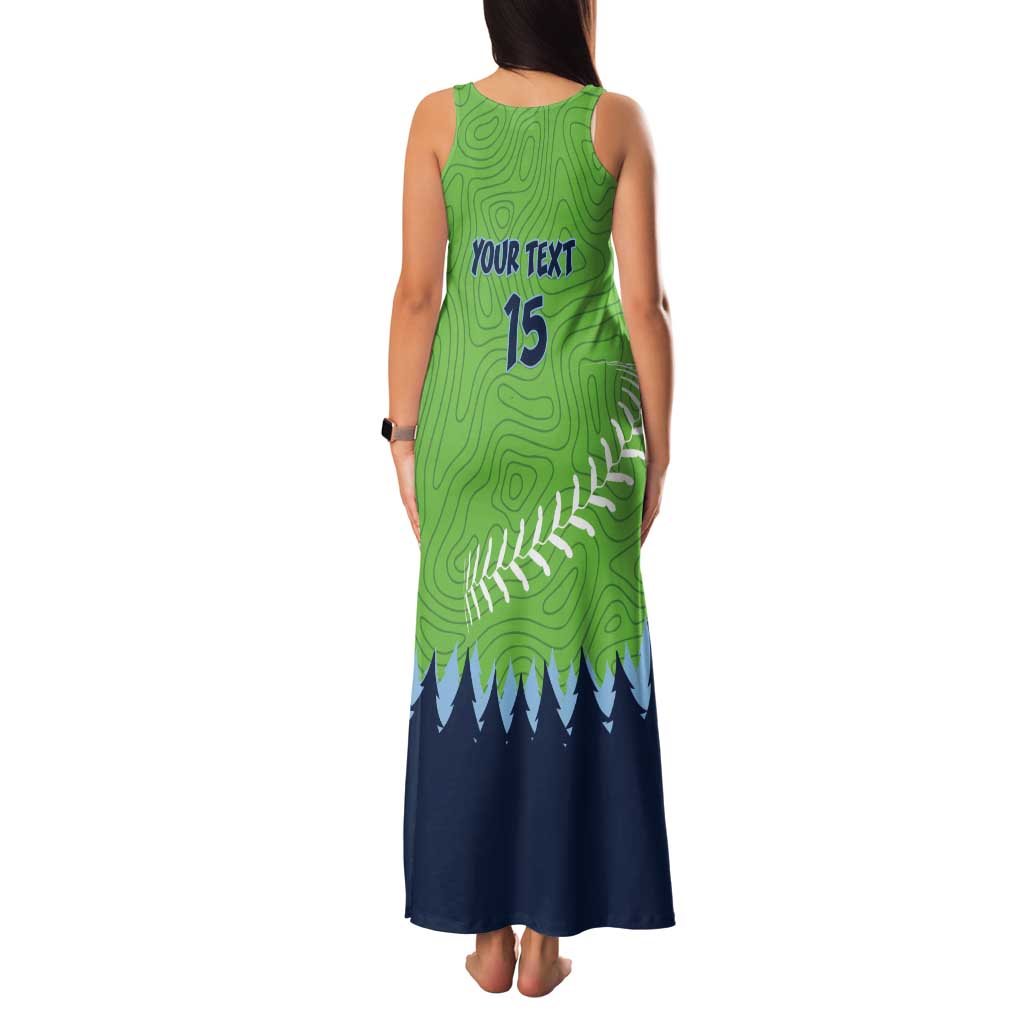 Kane County 2025 Baseball Custom Family Matching Tank Maxi Dress and Hawaiian Shirt Cougar Fight Cougar Win