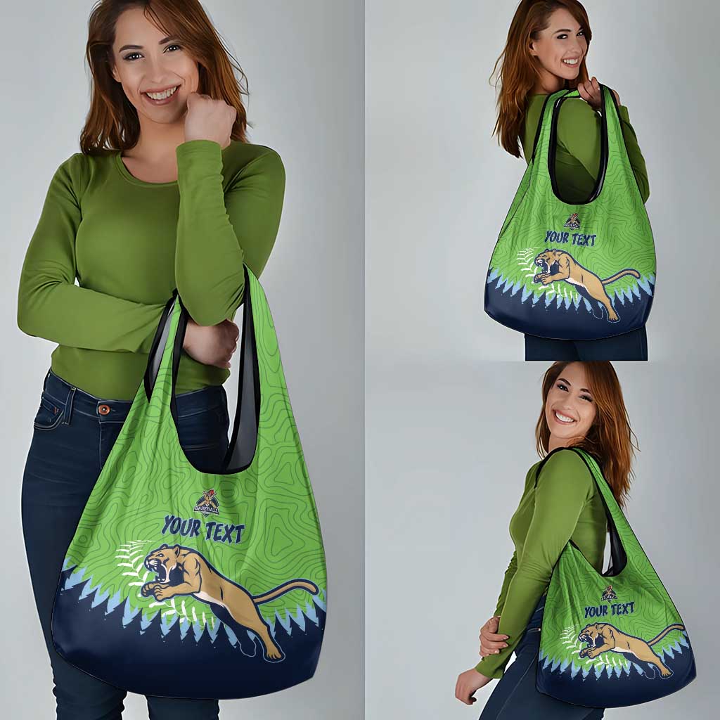 Kane County 2025 Baseball Custom Grocery Bag Cougar Fight Cougar Win