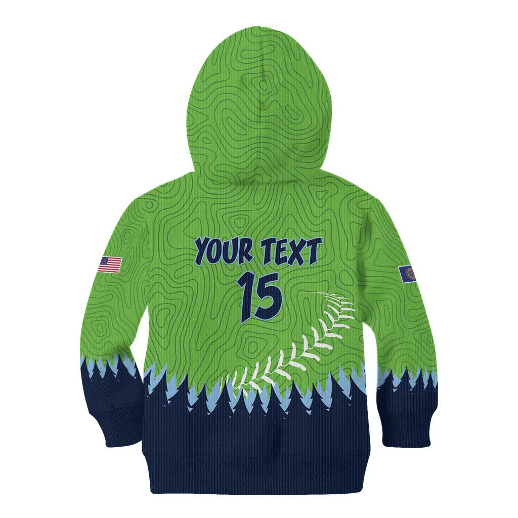 Kane County 2025 Baseball Custom Kid Hoodie Cougar Fight Cougar Win