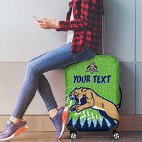 Kane County 2025 Baseball Custom Luggage Cover Cougar Fight Cougar Win