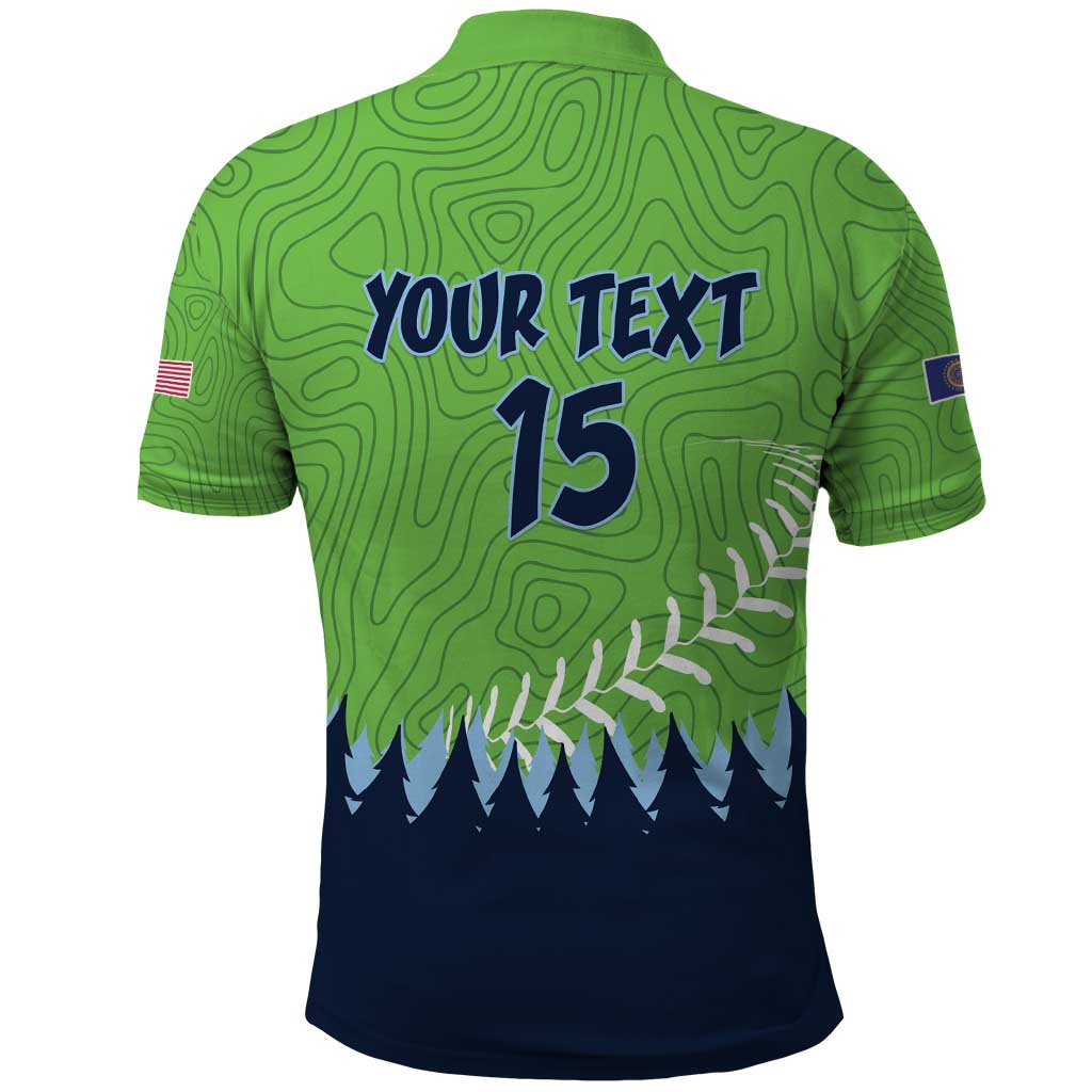 Kane County 2025 Baseball Custom Polo Shirt Cougar Fight Cougar Win