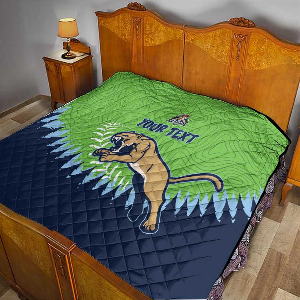 Kane County 2025 Baseball Custom Quilt Cougar Fight Cougar Win