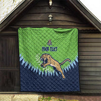 Kane County 2025 Baseball Custom Quilt Cougar Fight Cougar Win