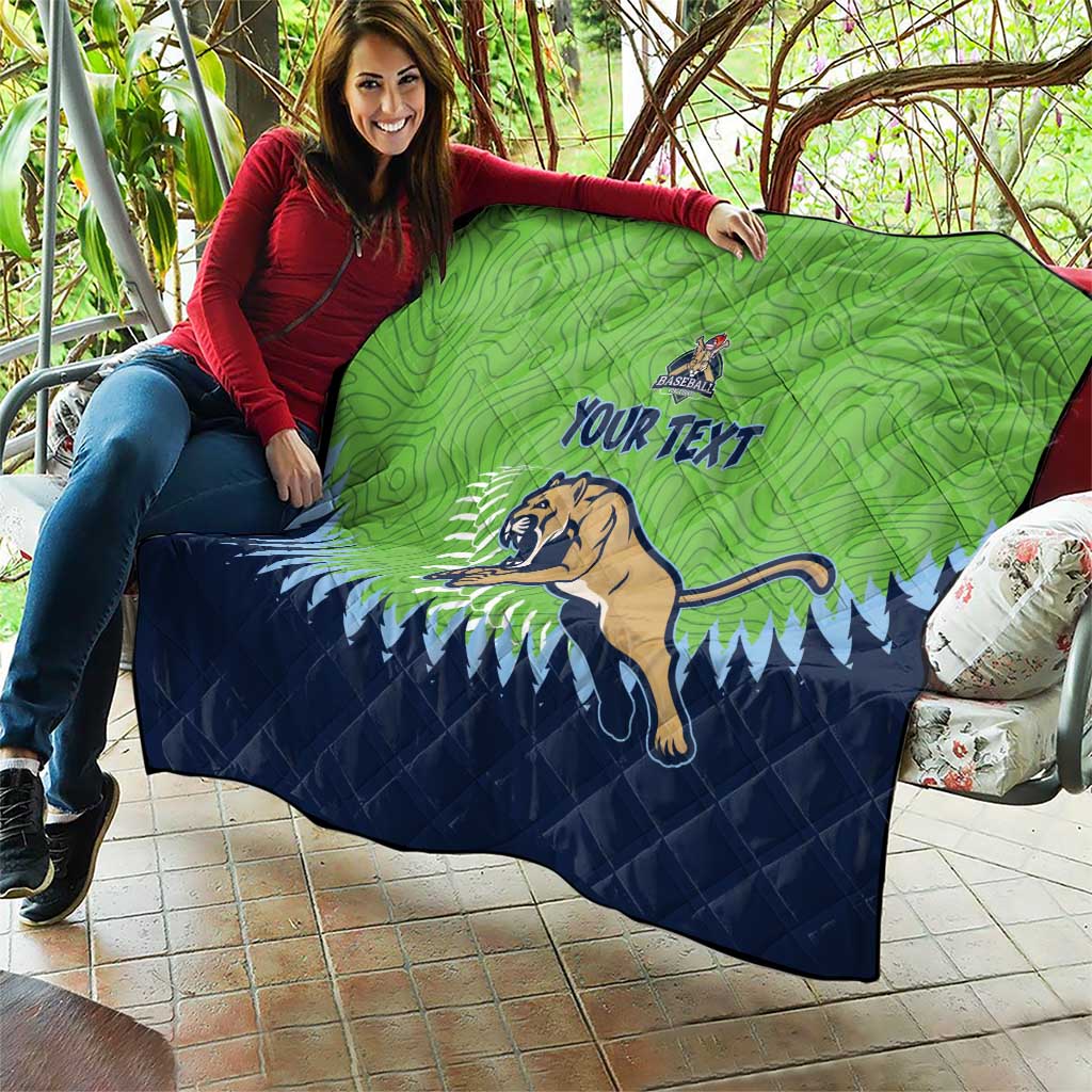Kane County 2025 Baseball Custom Quilt Cougar Fight Cougar Win