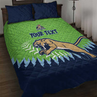 Kane County 2025 Baseball Custom Quilt Bed Set Cougar Fight Cougar Win