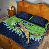 Kane County 2025 Baseball Custom Quilt Bed Set Cougar Fight Cougar Win