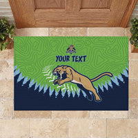 Kane County 2025 Baseball Custom Rubber Doormat Cougar Fight Cougar Win