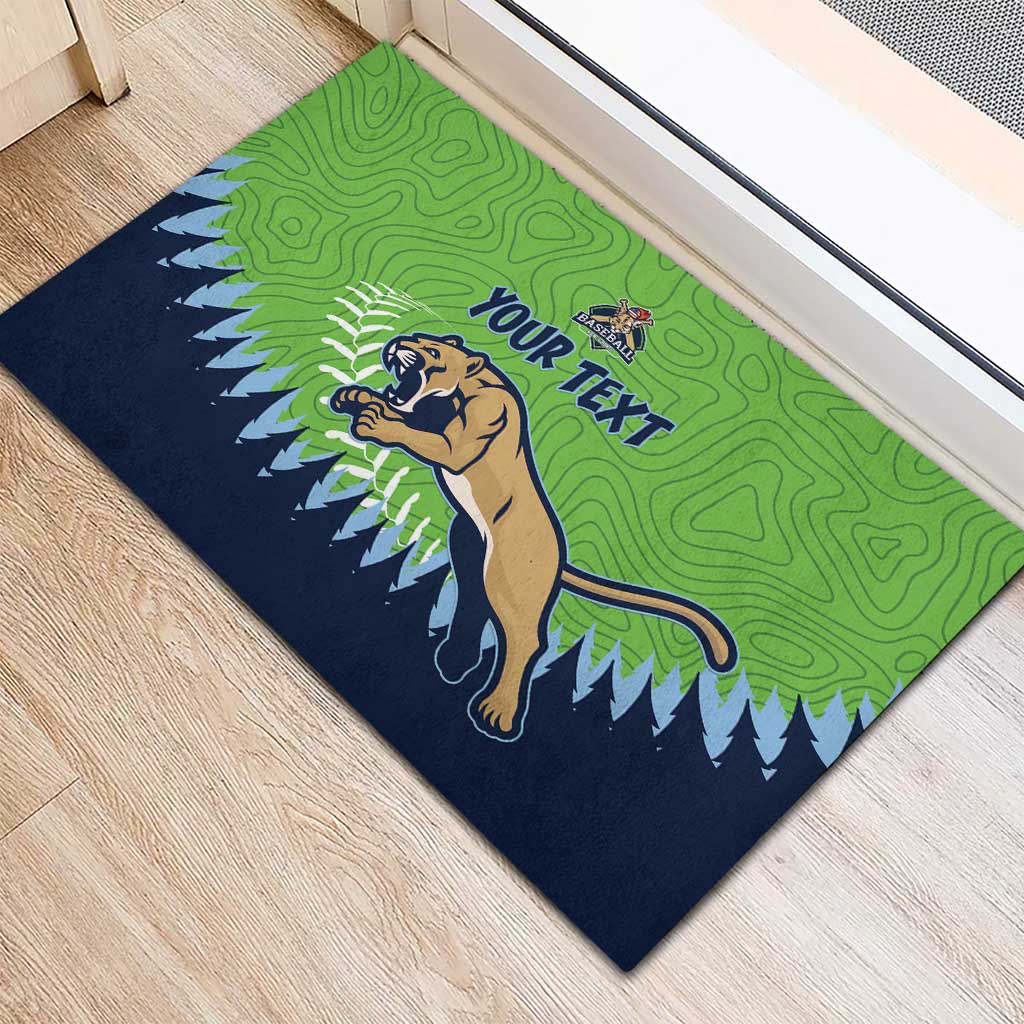 Kane County 2025 Baseball Custom Rubber Doormat Cougar Fight Cougar Win