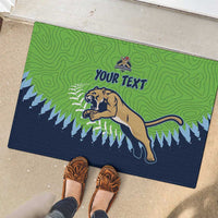 Kane County 2025 Baseball Custom Rubber Doormat Cougar Fight Cougar Win