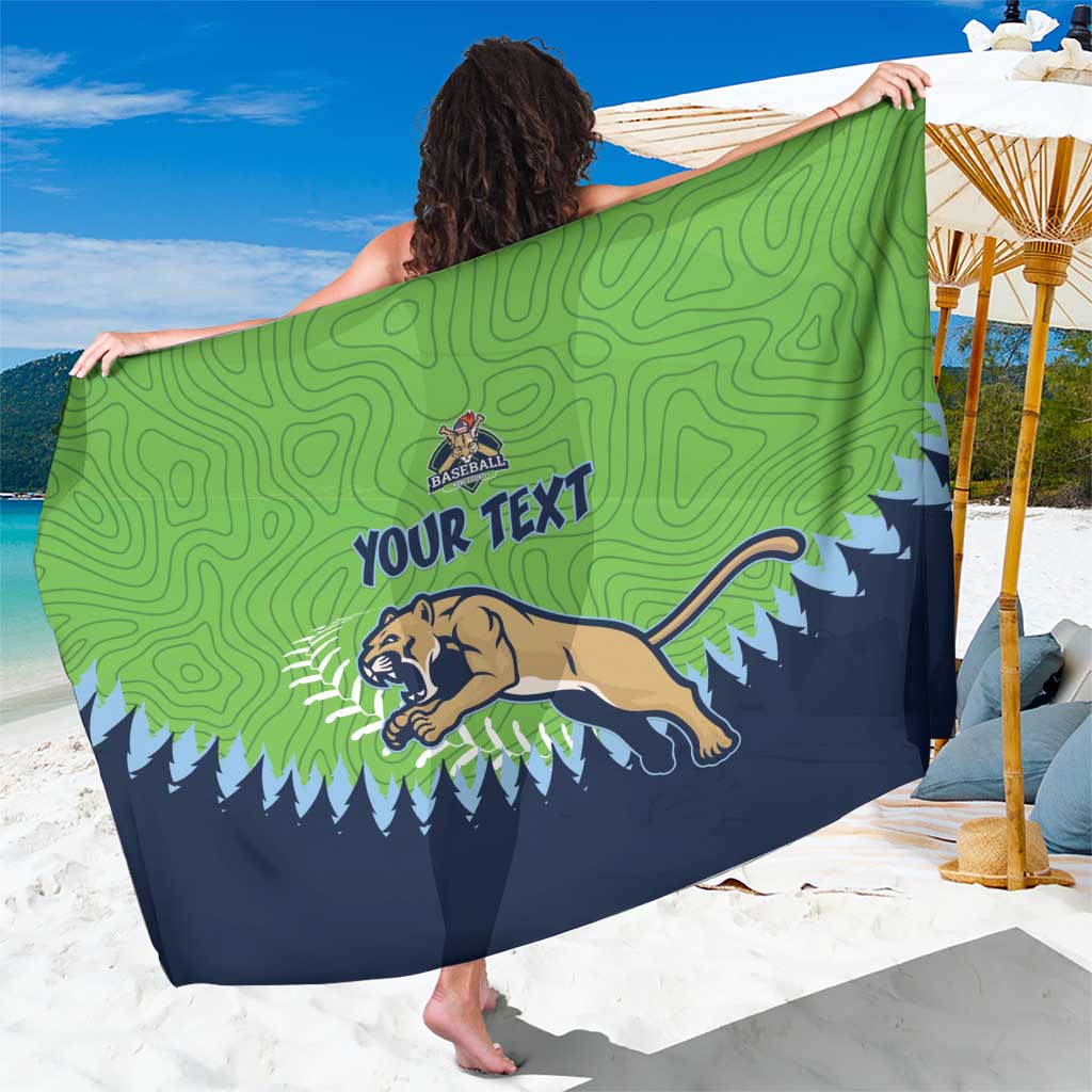 Kane County 2025 Baseball Custom Sarong Cougar Fight Cougar Win