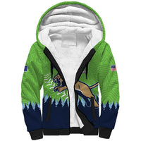 Kane County 2025 Baseball Custom Sherpa Hoodie Cougar Fight Cougar Win