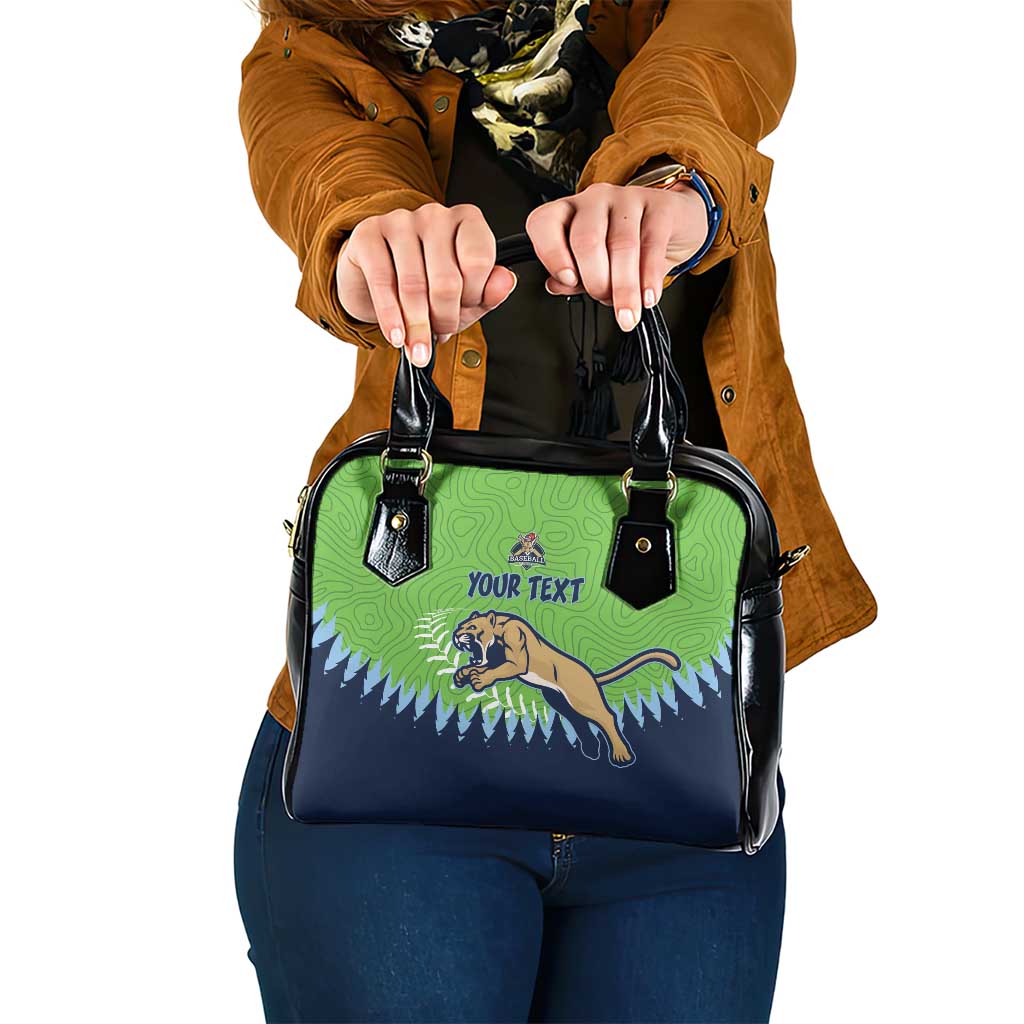 Kane County 2025 Baseball Custom Shoulder Handbag Cougar Fight Cougar Win