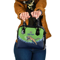 Kane County 2025 Baseball Custom Shoulder Handbag Cougar Fight Cougar Win