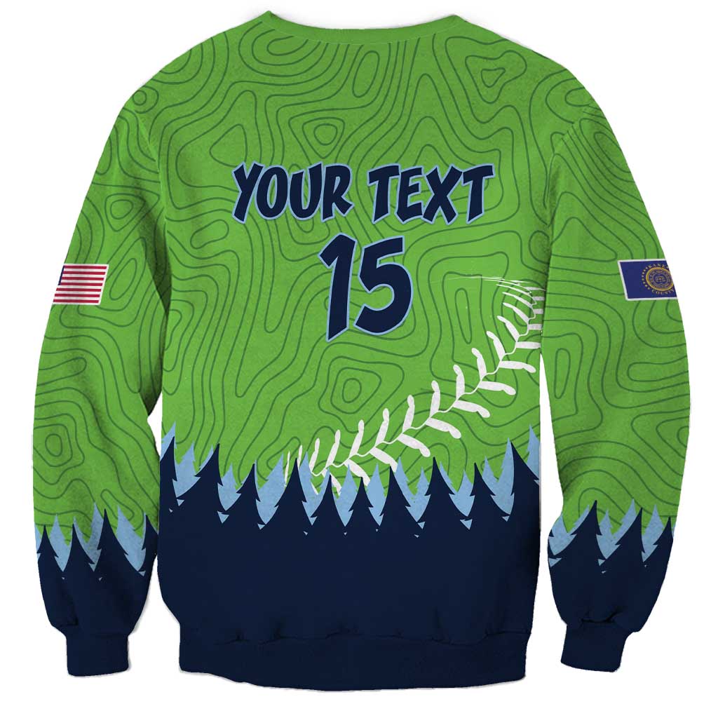 Kane County 2025 Baseball Custom Sweatshirt Cougar Fight Cougar Win