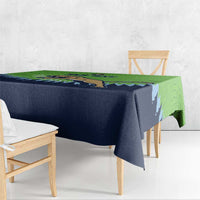 Kane County 2025 Baseball Custom Tablecloth Cougar Fight Cougar Win