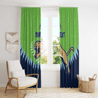 Kane County 2025 Baseball Custom Window Curtain Cougar Fight Cougar Win