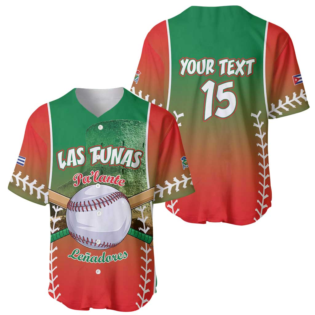 Las Tunas 2025 Baseball Custom Baseball Jersey Palante Lenadores