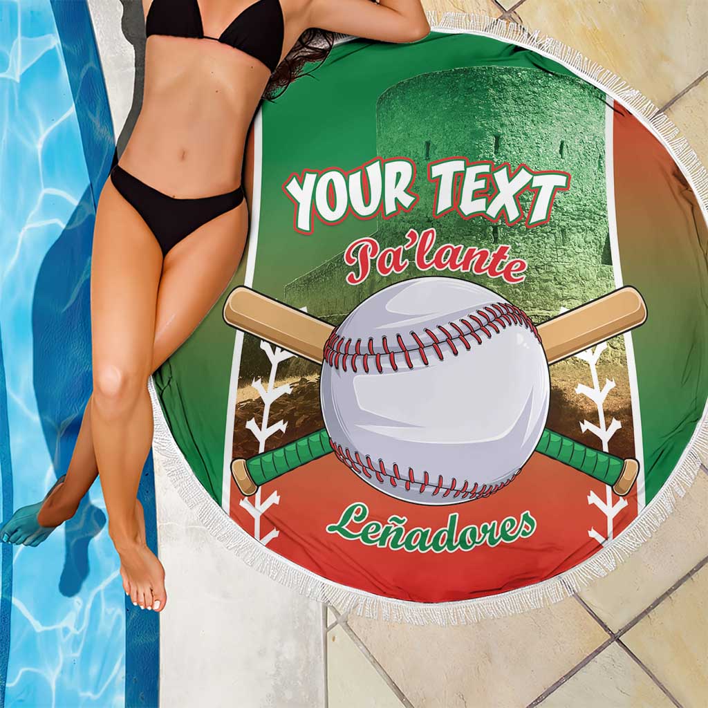 Las Tunas 2025 Baseball Custom Beach Blanket Palante Lenadores